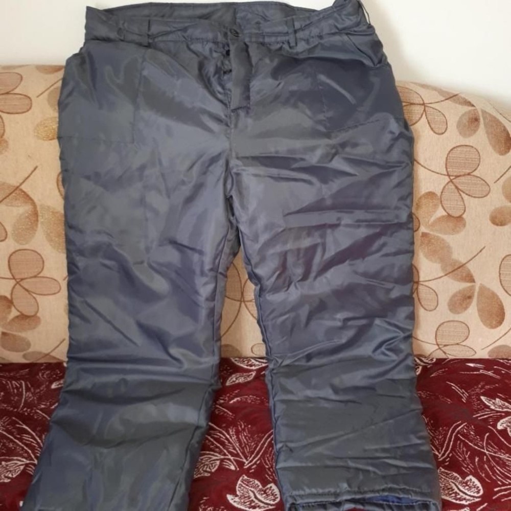 Snow Pants Gray Insulated